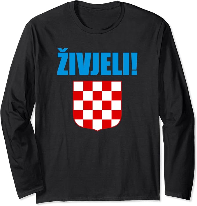Cheers In Croatian Sahovnica Souvenir Funny Hrvatski Zivjeli